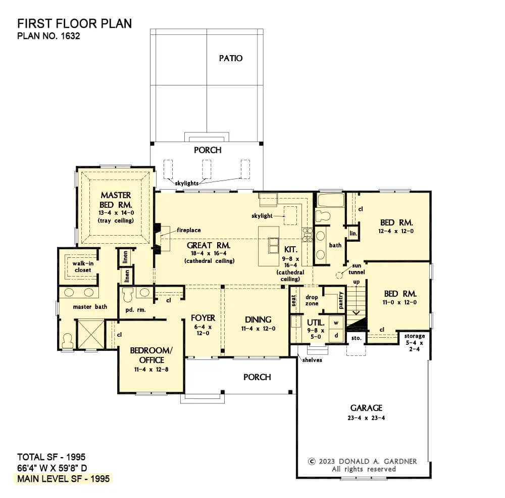 Main Level Floor Plan