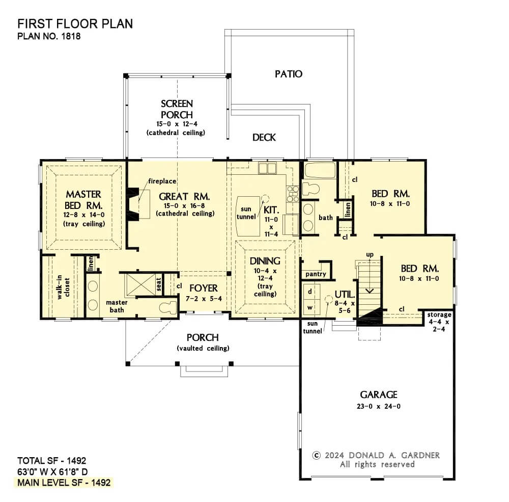 Main Level Floor Plan