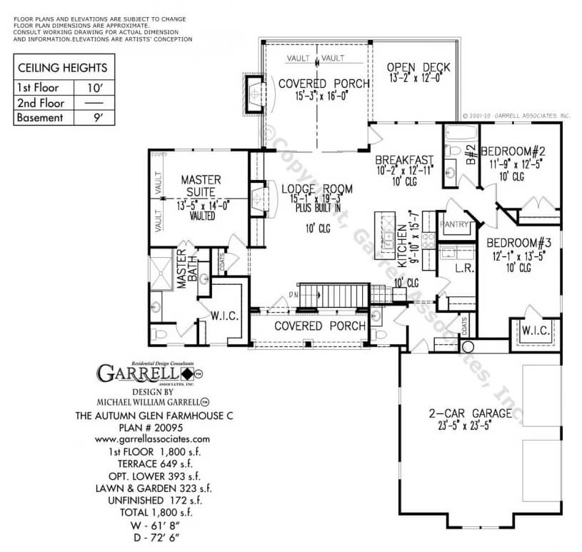 Main Level Floor Plan