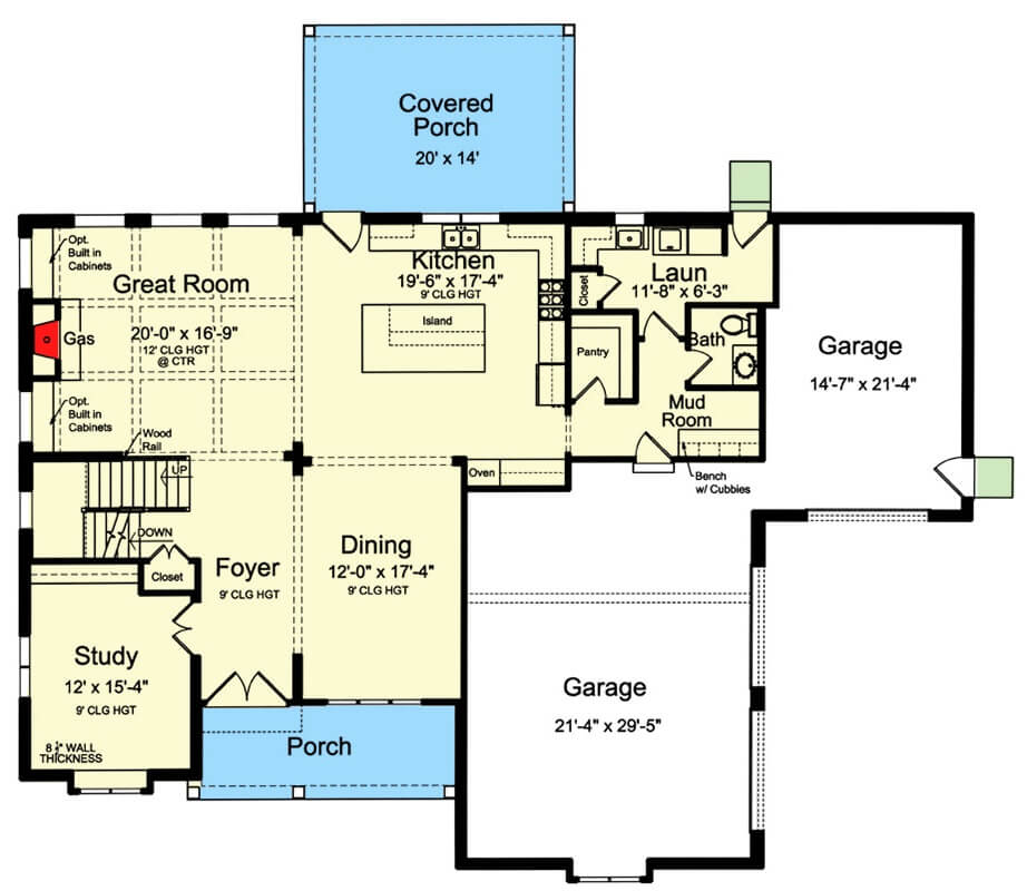 Main Level Floor Plan