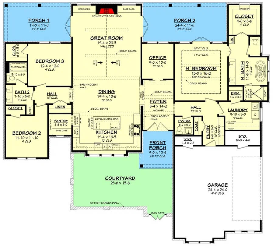 Main Level Floor Plan