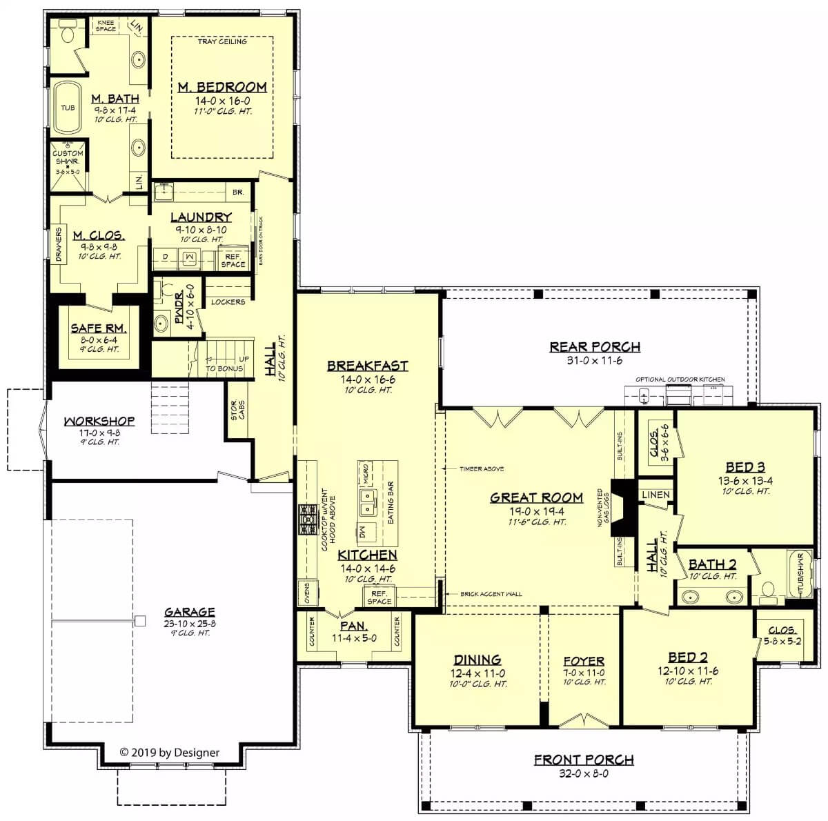 Main Level Floor Plan