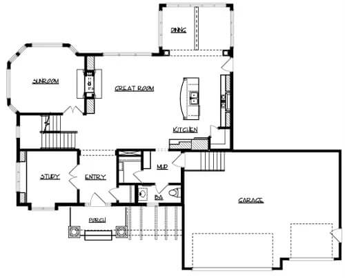Main Level Floor Plan