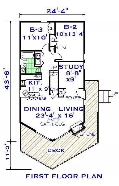 Main Level Floor Plan
