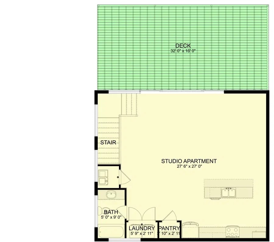 Second Level Floor Plan