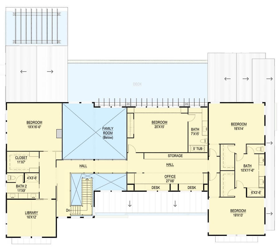 Second Level Floor Plan