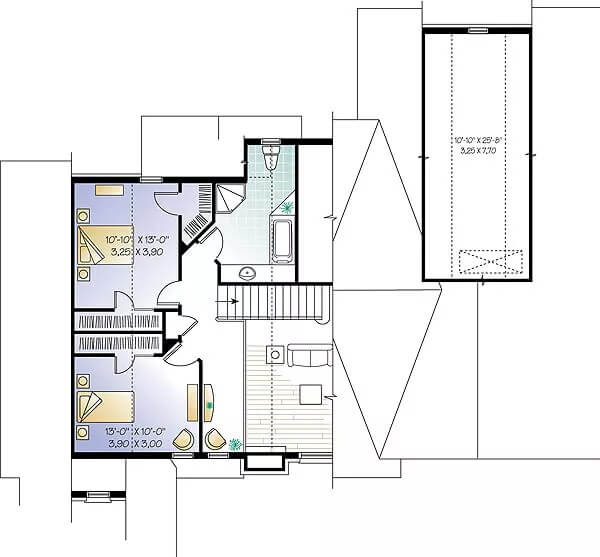 Second Level Floor Plan