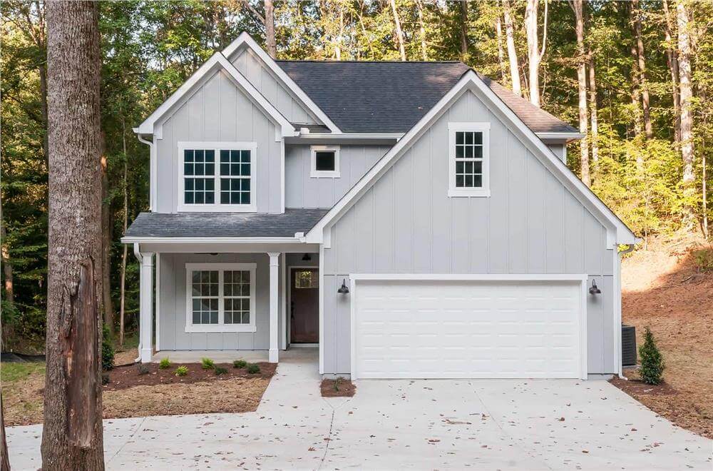3-Bedroom Craftsman Home for a Narrow Lot with Flex Room (Floor Plan)