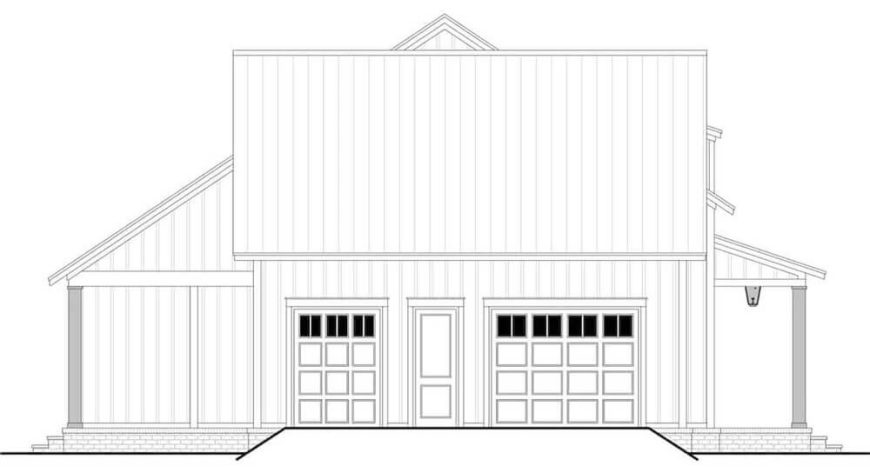 2-Bedroom Modern Farmhouse for a Corner Lot with Bonus Room (Floor Plan ...
