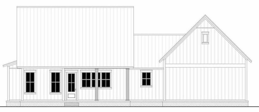 2-Bedroom Modern Farmhouse for a Corner Lot with Bonus Room (Floor Plan ...