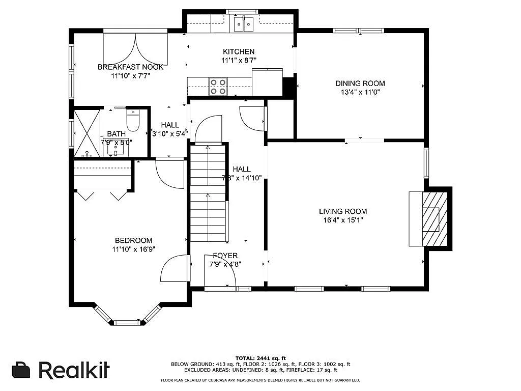 Main Level Floor Plan