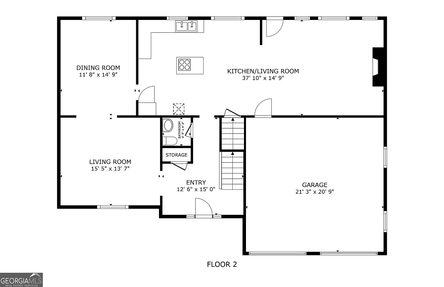 Main Level Floor Plan