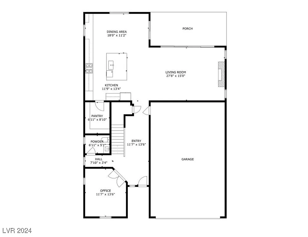 Main Level Floor Plan