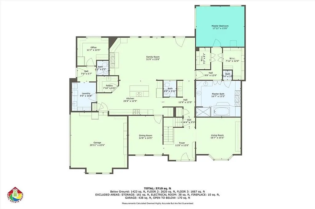 Main Level Floor Plan