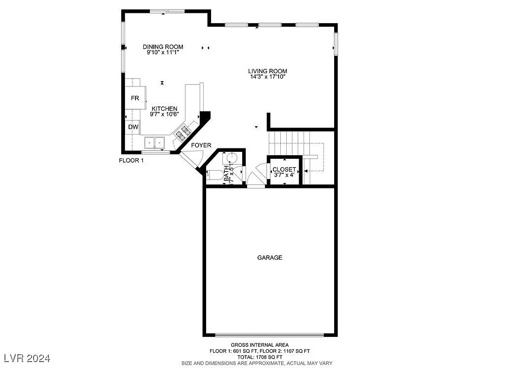 Main Level Floor Plan