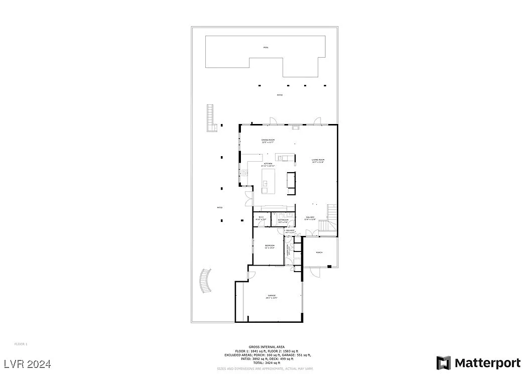 Main Level Floor Plan