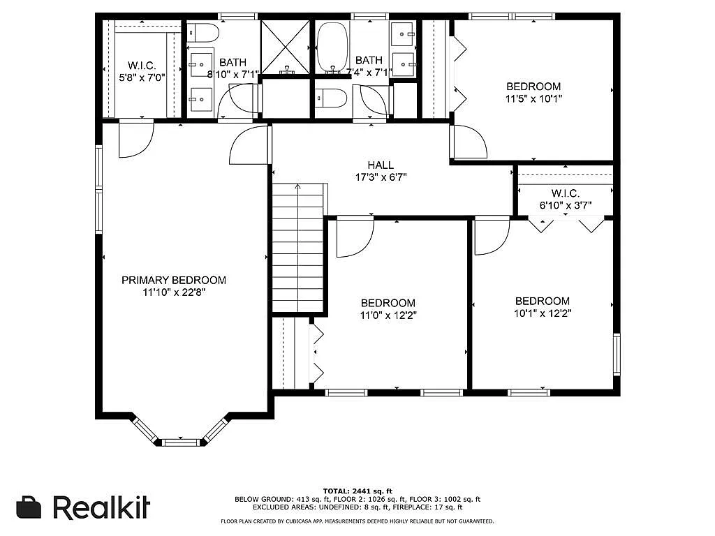 Upper-Level Floor Plan
