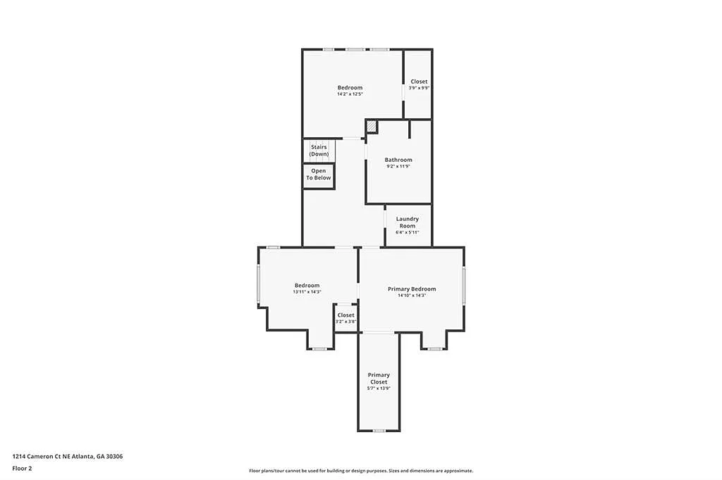 Second Level Floor Plan