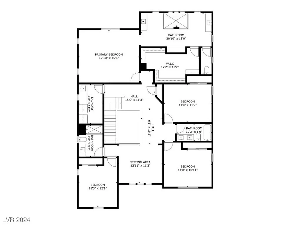 Second Level Floor Plan