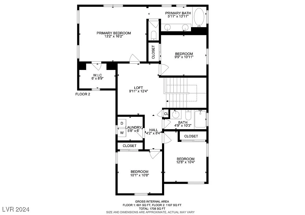 Upper-Level Floor Plan