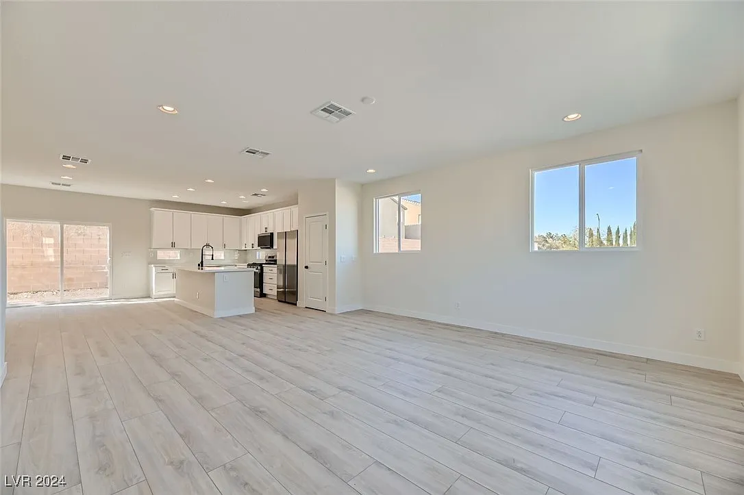 Living Area and Kitchen