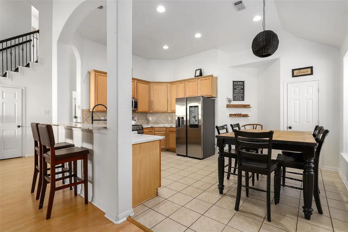 Kitchen and Dining Area
