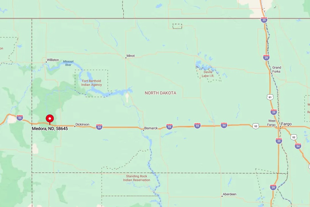 Medora Map 10 of the Most Secluded Towns in North Dakota – Home Stratosphere