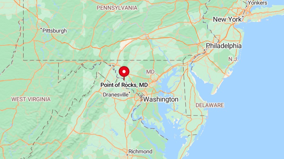 Point Of Rocks Md Map 10 Secluded Towns Along the Potomac River Steeped in History – Home ...