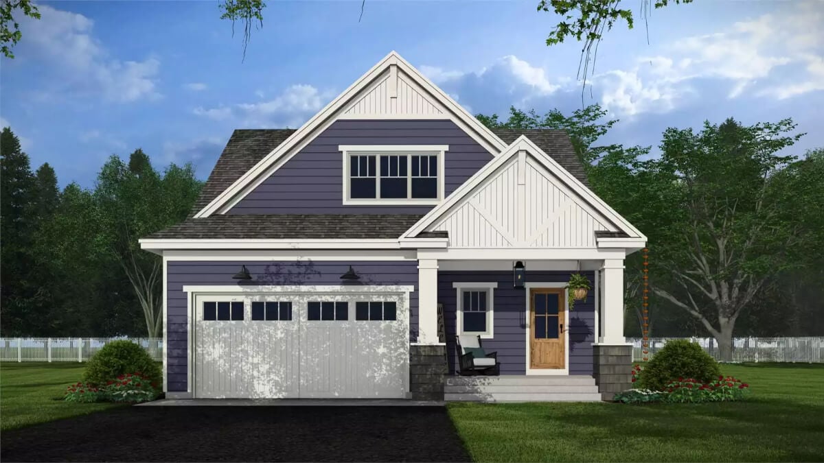 Country-Style 3-Bedroom Teviotdale Home with Loft and Open Living Space (Floor Plan)