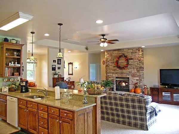 Great Room and Kitchen
