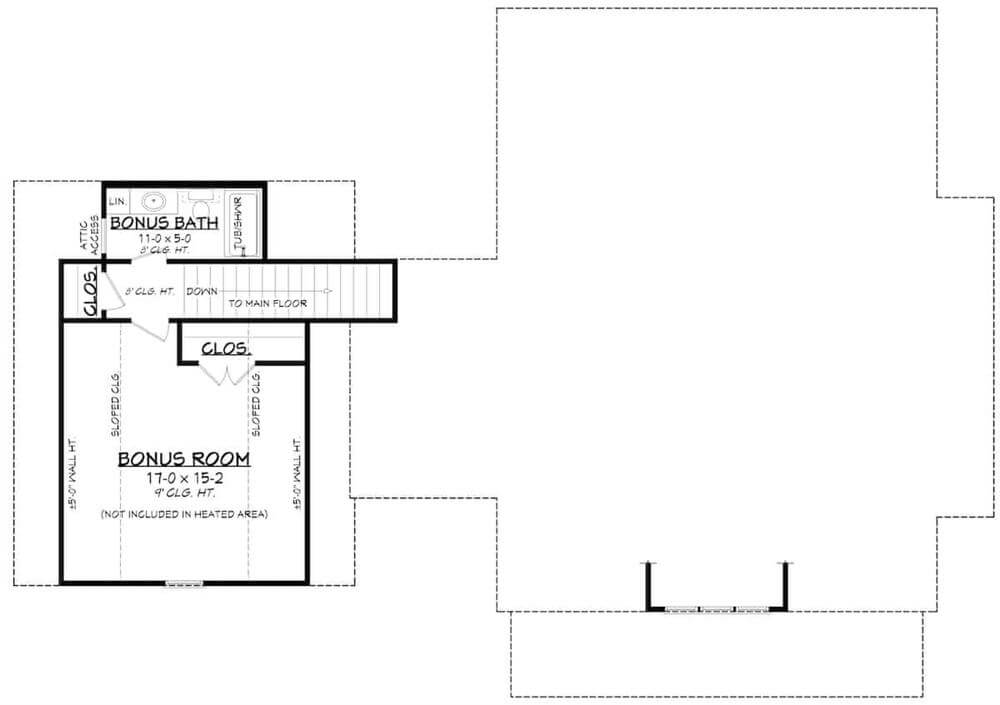 Bonus Level Floor Plan
