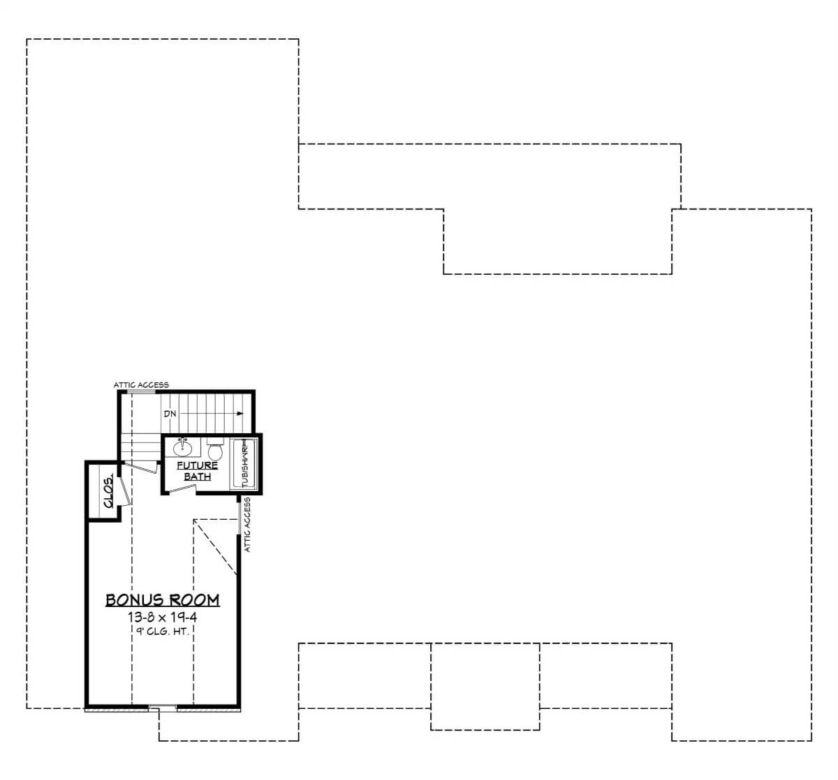 Bonus Level Floor Plan