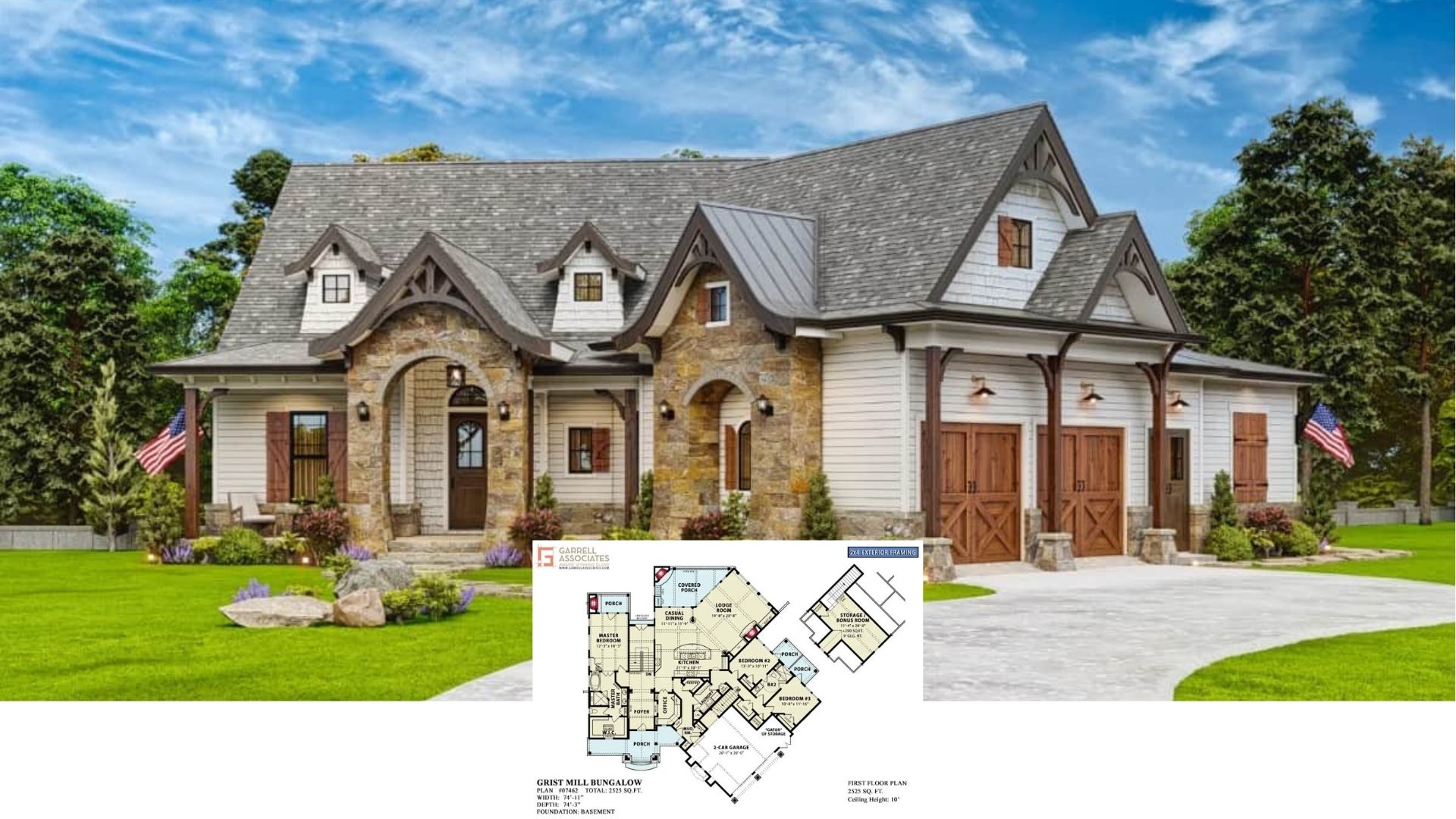 10 Three-Bedroom Bungalow Floor Plans that Cover All the Angles