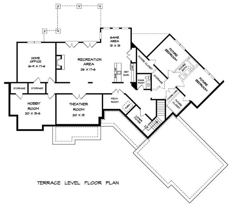 Lower Level Floor Plan