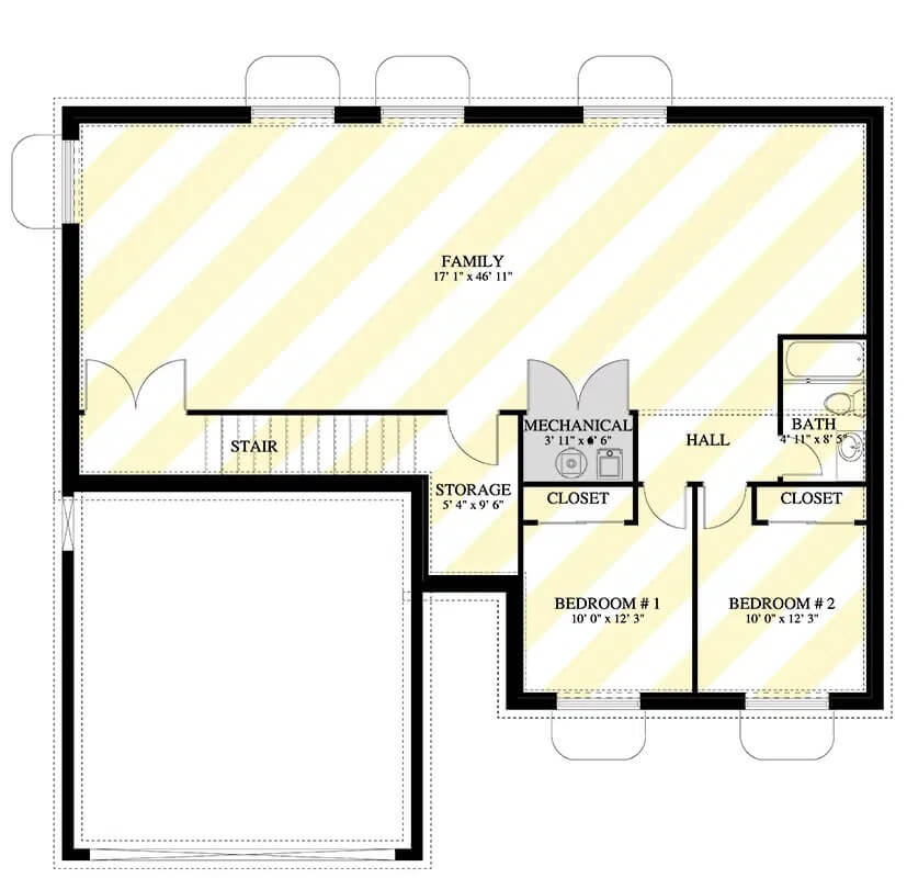 Lower Level Floor Plan