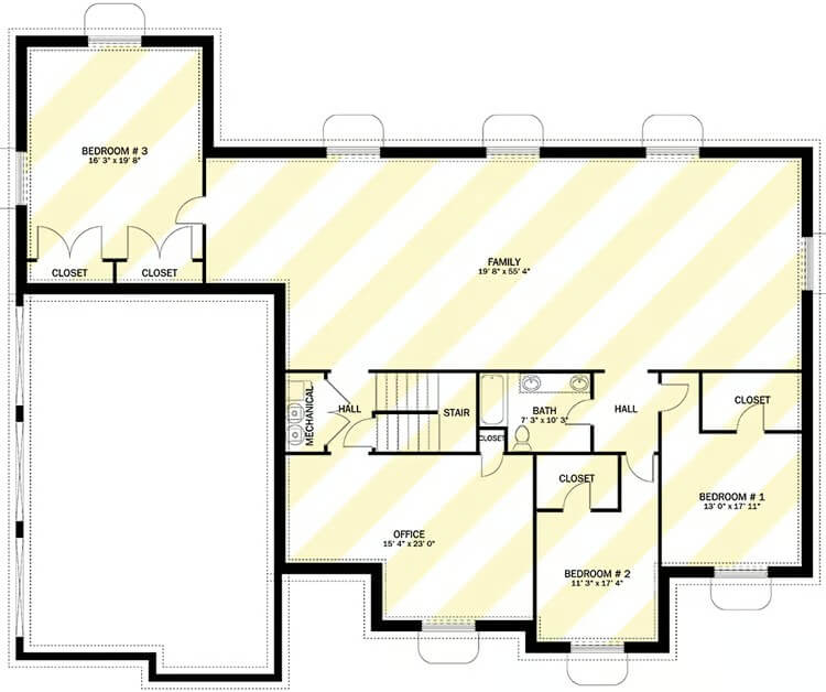 Lower Level Floor Plan