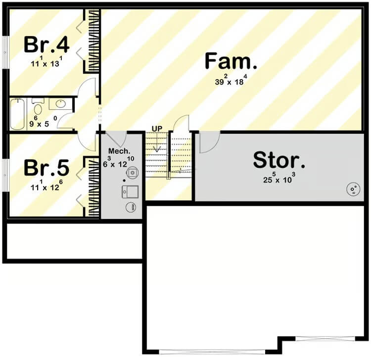 Lower Level Floor Plan