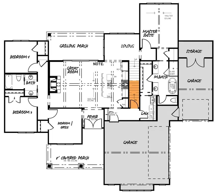 Basement Stairs Location