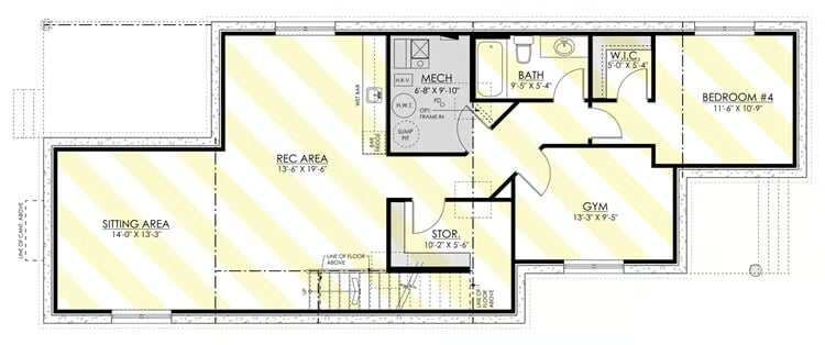 Lower Level Floor Plan