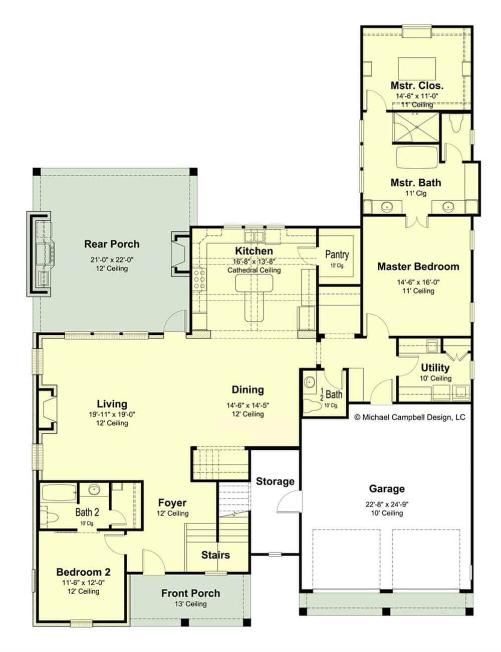 Main Level Floor Plan