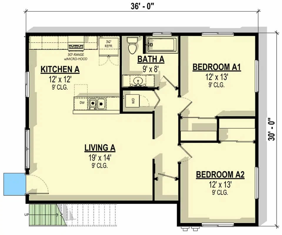 Main Level Floor Plan