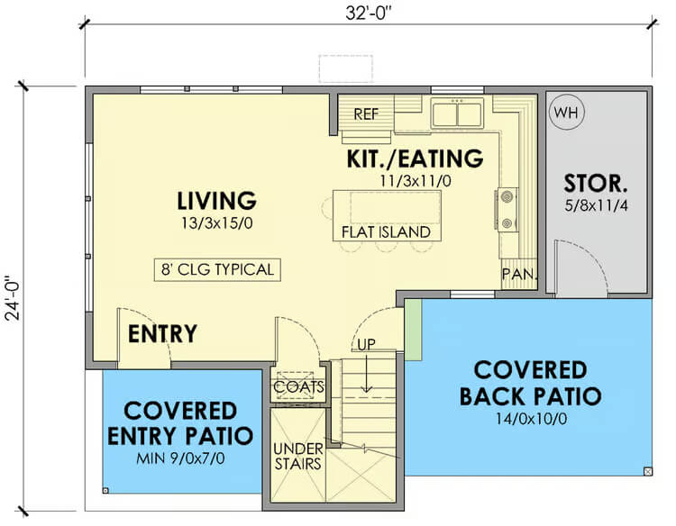 Main Level Floor Plan