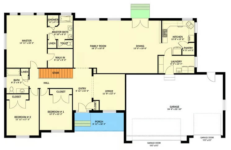 Main Level Floor Plan
