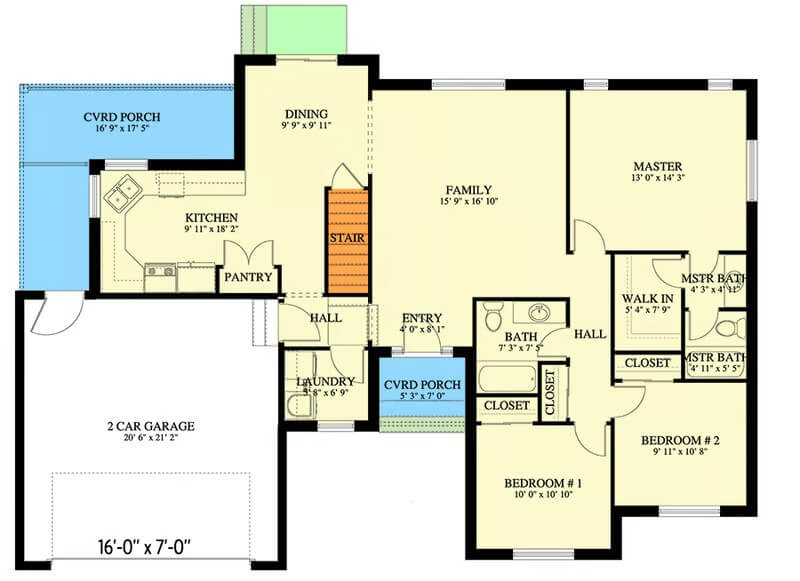 Main Level Floor Plan