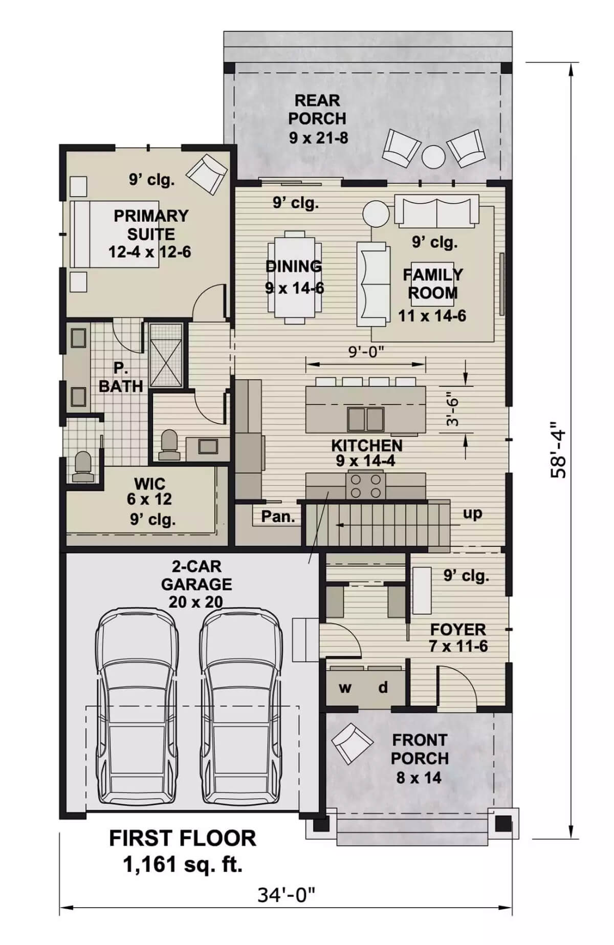 Main Level Floor Plan