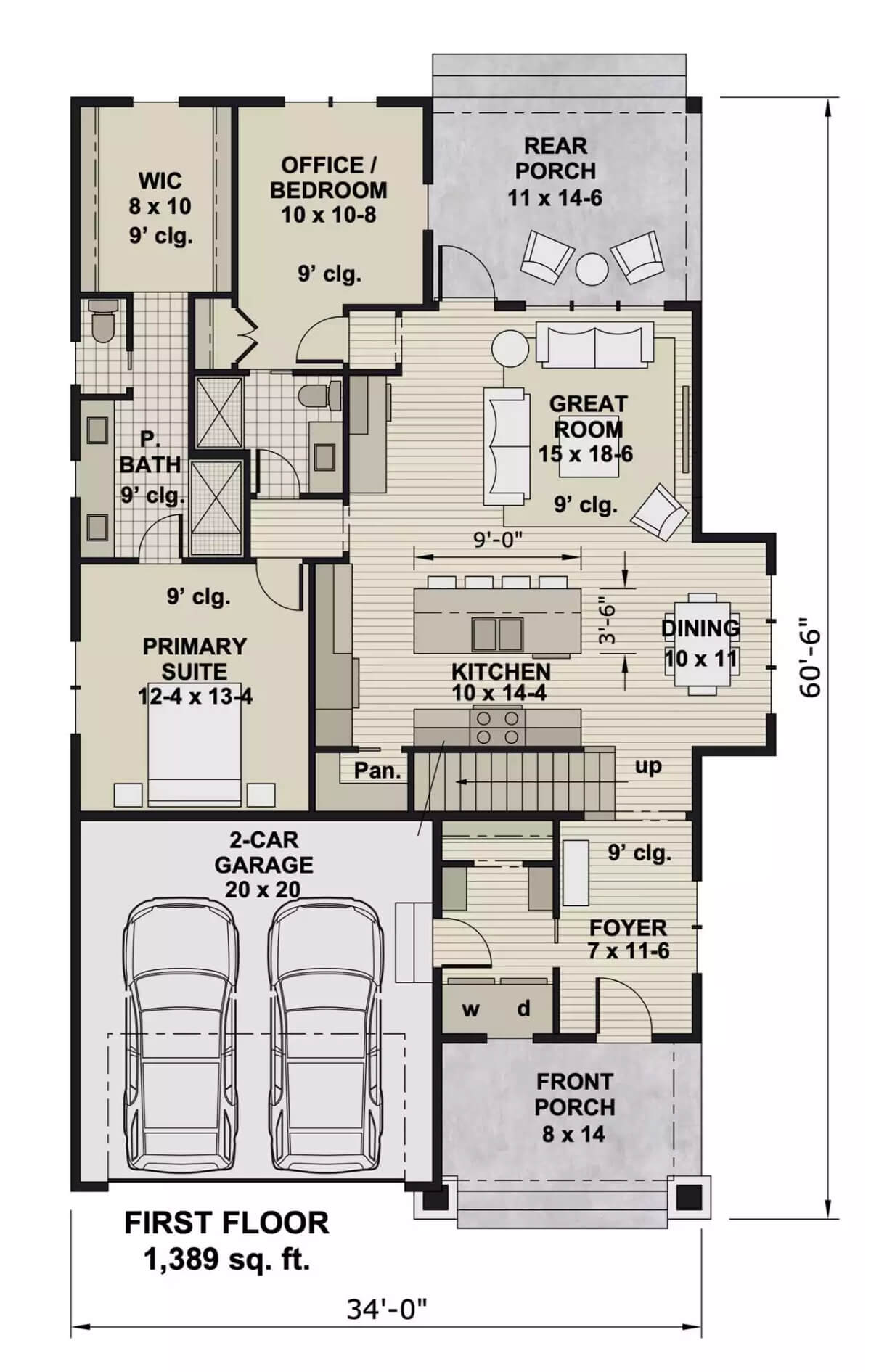 Main Level Floor Plan