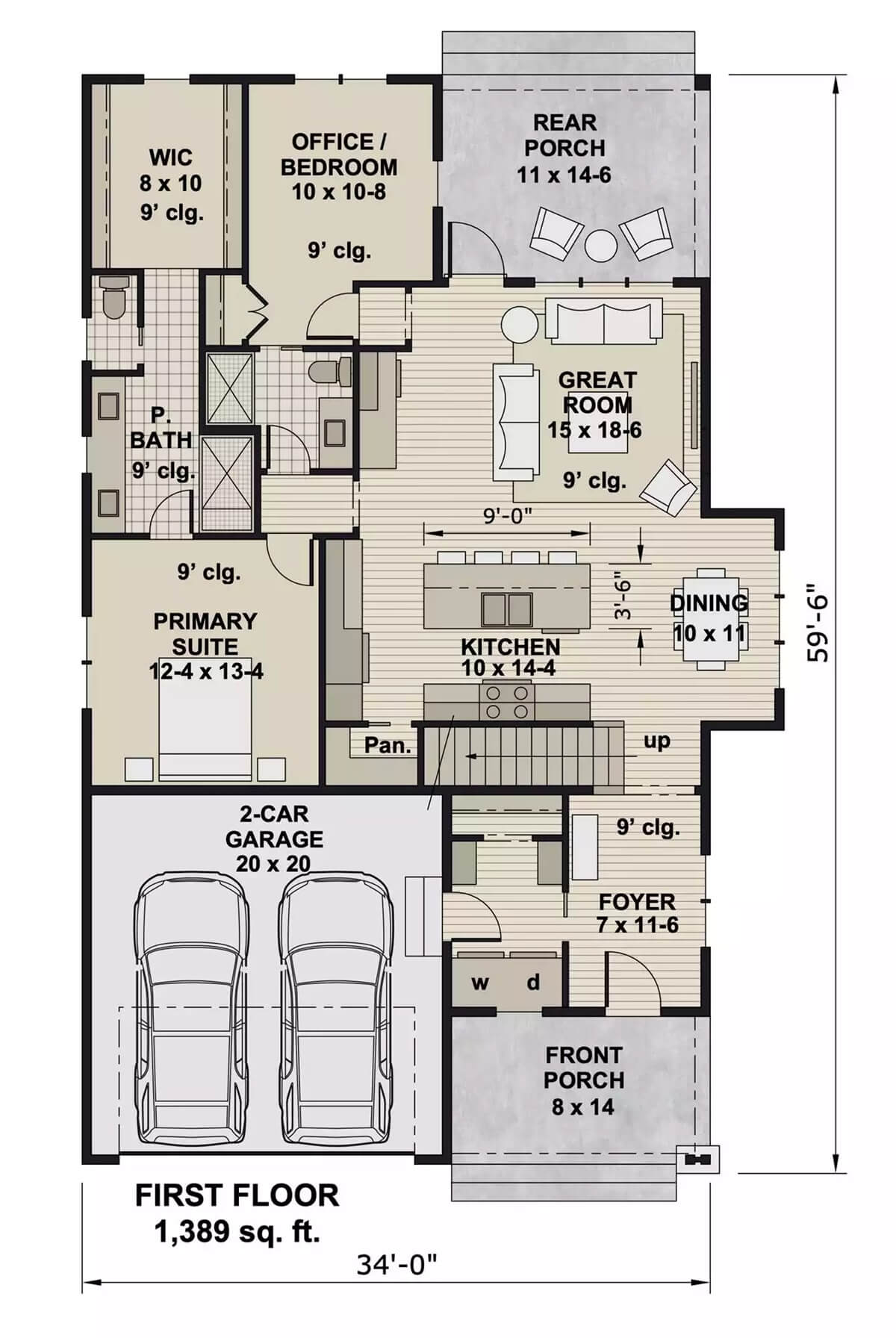 Main Level Floor Plan