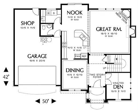 Main Level Floor Plan