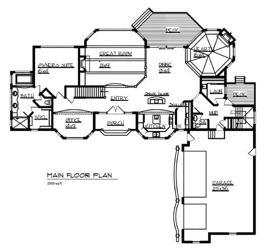 Main Level Floor Plan