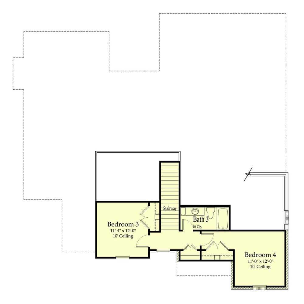 Second Level Floor Plan
